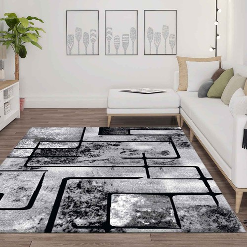 Tappeto grigio soggiorno - tappeto, a