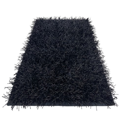 Tappeto shaggy nero - tappeto,
