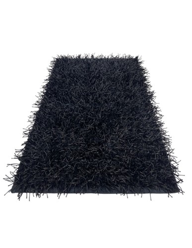 Tappeto shaggy nero - nero,