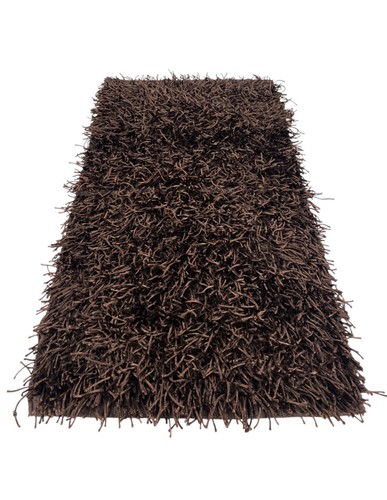 Tappeto shaggy marrone moderno - shaggy,
